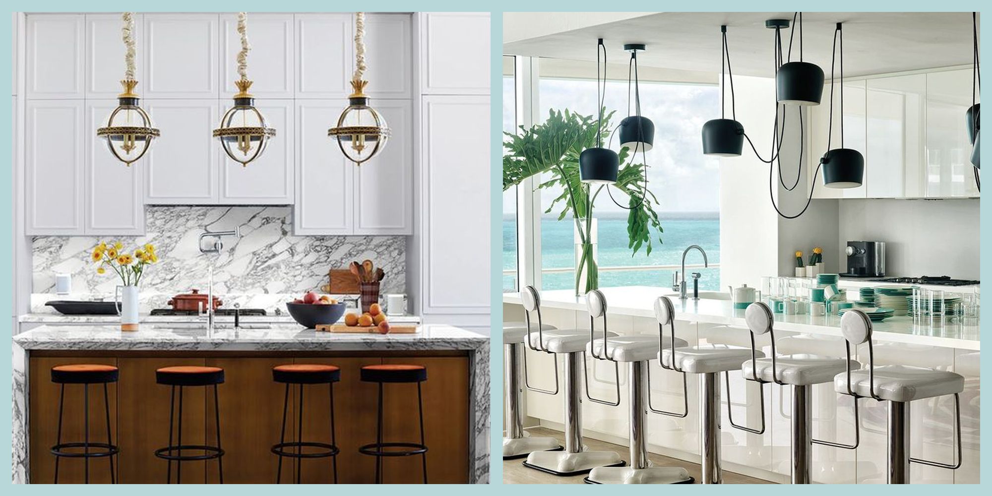 أفكار تصميم مطابخ ذات إطلالة بحرية والتي ستلهمك Ghassan Decor