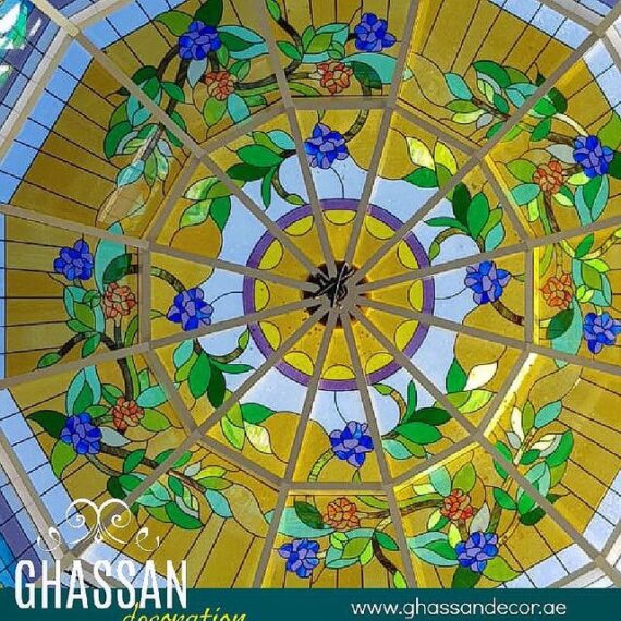 الزجاج المعشق التاريخ والعملية والتطبيقات Ghassan Decor